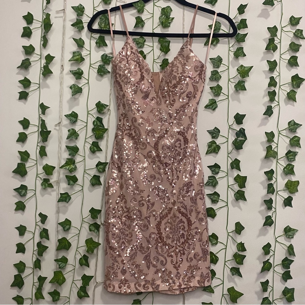 Size small mini sequin dress